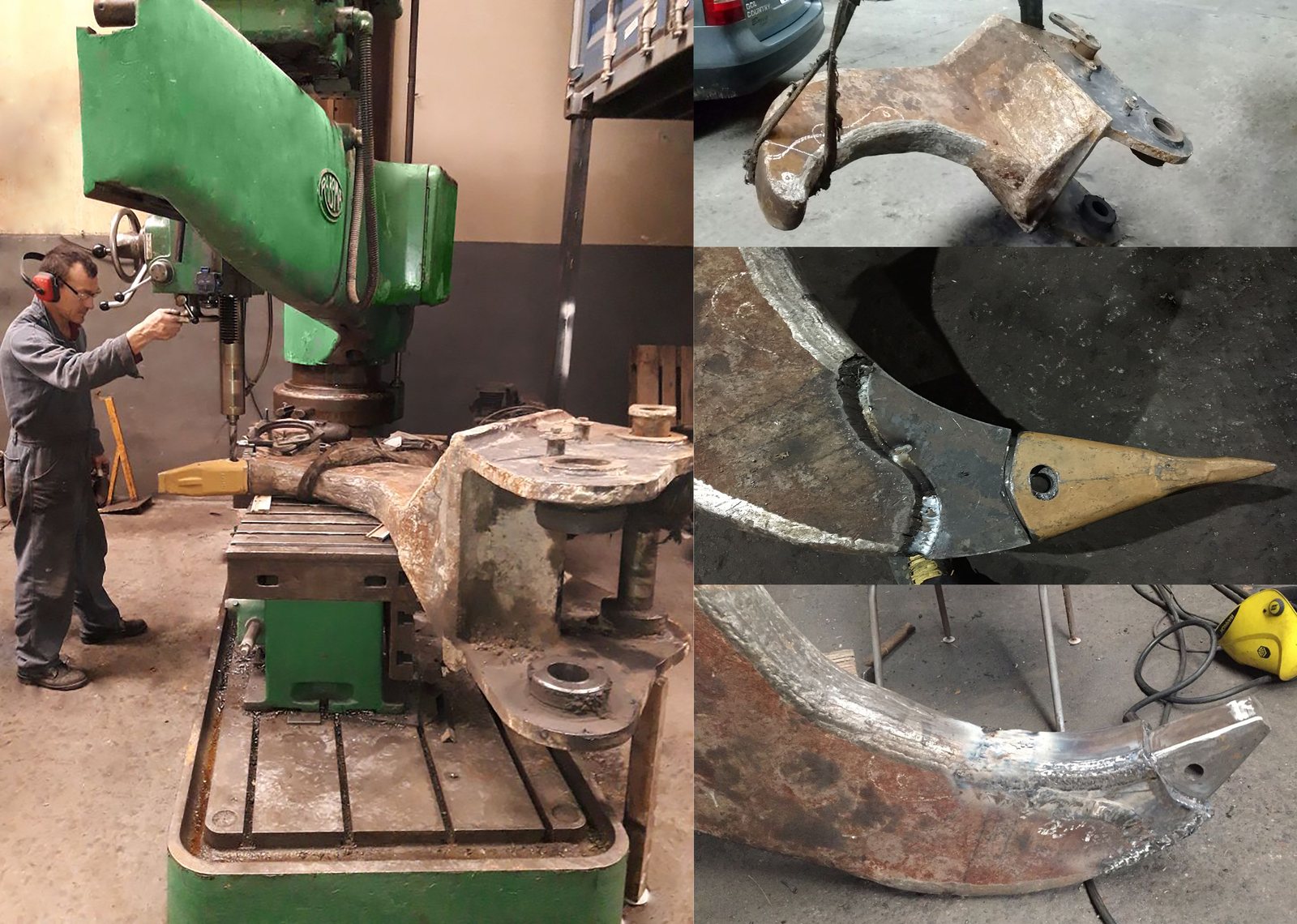 Reparación de ripper en la planta E&W